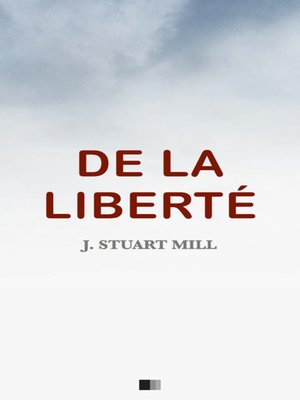 cover image of De la Liberté